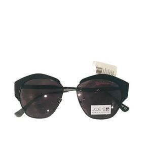 Joe's Jeans Geometric CatEye Black Retro